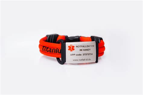 Medical ID bracelet / Emergency wristlet for adults, children and seniors