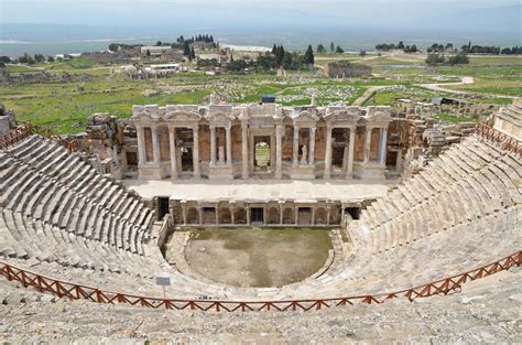 Roman theatre in Hieropolis (Turkey) | Fotoğraf, Antika