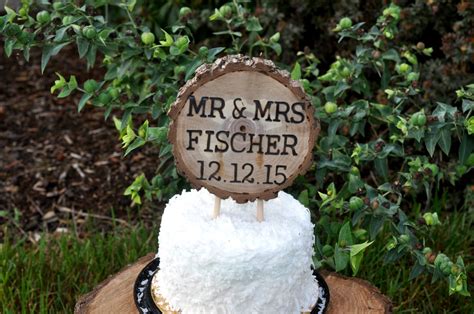 rustic wedding cake toppers wedding cake decorations