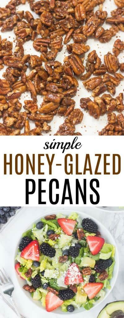 Simple Honey-Glazed Pecans - Healthy Liv