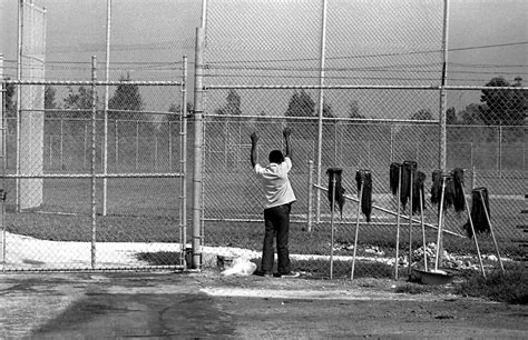 Haitian refugee at Krome Avenue Detention Center, 1982 - Flashbak