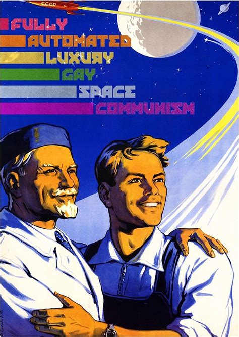 Fully Automated Luxury Gay Space Communism Digital Art by Gene Bradford