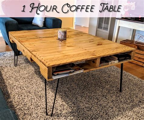 1 Hour Pallet Coffee Table : 4 Steps (with Pictures) - Instructables