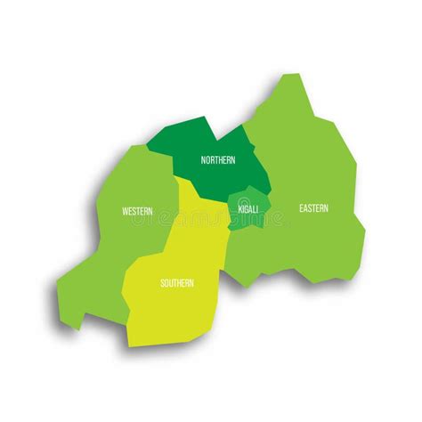 Rwanda Political Map Of Administrative Divisions Stoc - vrogue.co
