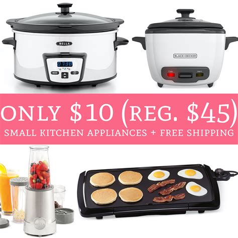 Only $10 (Regular $45) Small Kitchen Appliances + Free Shipping - Deal ...