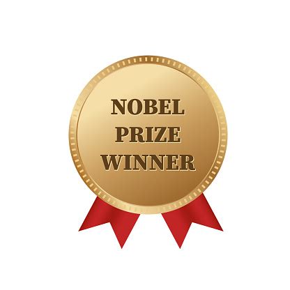 Nobel Prize Winner Medal Vector Stock Illustration - Download Image Now - Nobel Prize in ...