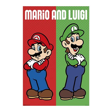 Mario And Luigi Poster