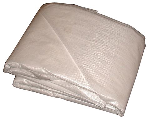 24x30-Foot Heavy Duty 4 Mil White Tarps, Ice Rink Polyethylene Tarpaulins - Tarps & Tie-Downs ...