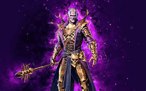 Download wallpapers Kael, 4k, violet neon lights, Raid Champions, 2020 games, Raid Shadow ...