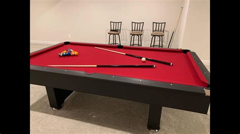 Mizerak Donovan II 8’ slate Billiard table setup and review 2020 (4K) - YouTube