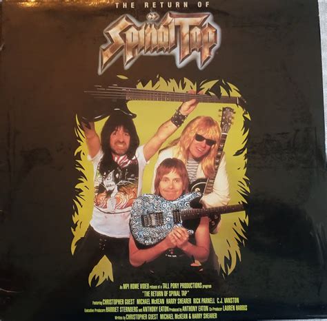 Spinal Tap – The Return Of Spinal Tap (1993, Laserdisc) - Discogs