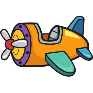 Toy Plane Clipart Coloring