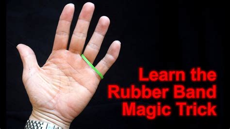 Rubber Band Magic Tricks Easy - magic trick