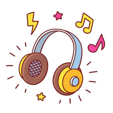 Headphones Cartoon Stock Photos, Pictures & Royalty-Free Images - iStock