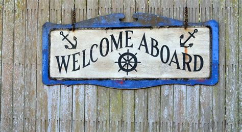 Welcome Aboard Sign Free Stock Photo - Public Domain Pictures