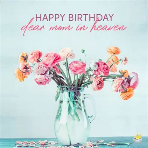 Happy Birthday in Heaven, Mom | Wishes and Poems