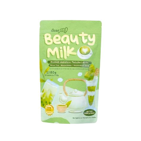 Dear Face Beauty Milk Premium Japanese Matcha Latte - Antioxidant Drink – PNY BEAUTY