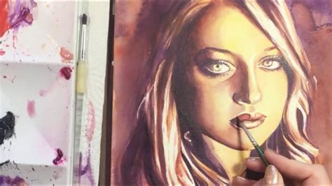 Watercolor Portrait Tutorial - YouTube