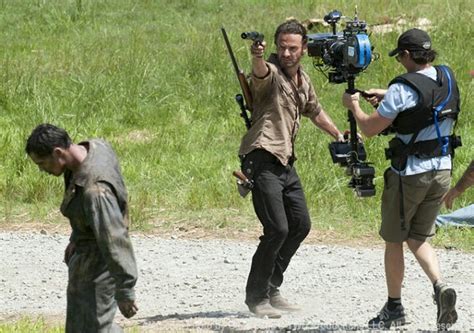 The Walking Dead behind the scenes.