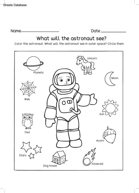 The Solar System Worksheets – Sheets