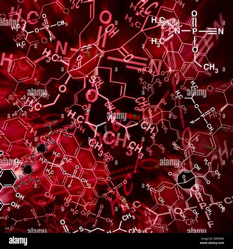 Image of chemical technology abstract background. Science wallpaper with school chemistry ...