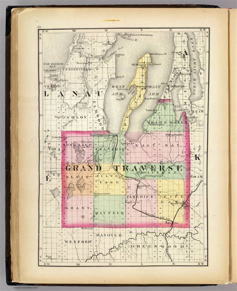 (Map of Grand Traverse County, Michigan) - David Rumsey Historical Map ...