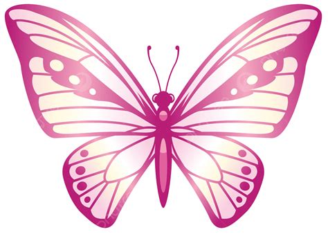 Beautiful Butterfly Pink Vector, Beautiful, Pink, Butterfly PNG and Vector with Transparent ...