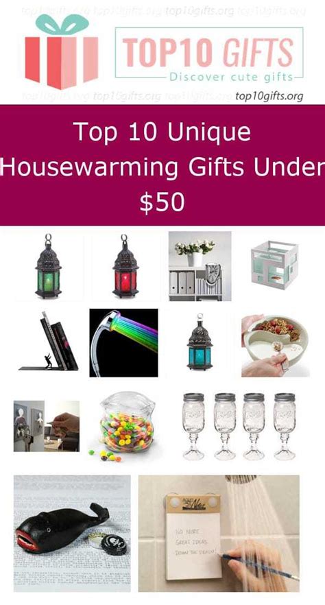 Top 10 Unique Housewarming Gifts Under $50