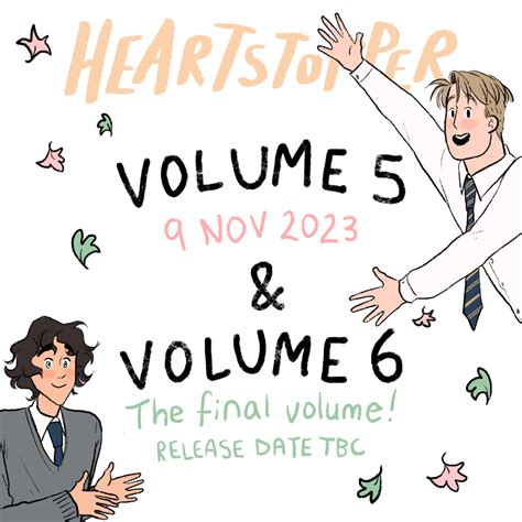 HEARTSTOPPER - SOME NEWS! Heartstopper Volume 5 will be released...