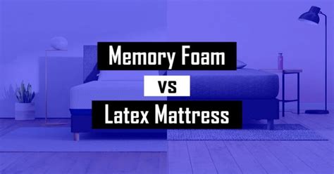 Memory Foam vs Latex Mattress: Choose Better (2023)