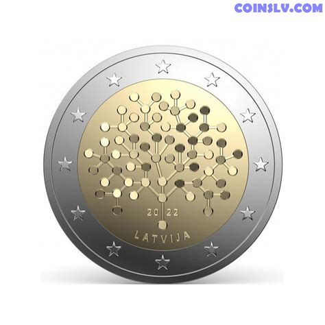 Commemorative 2 Euro Coin Latvia 2022 (Financial Literacy)