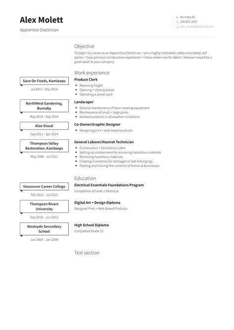 Landscaper - Resume Samples and Templates | VisualCV