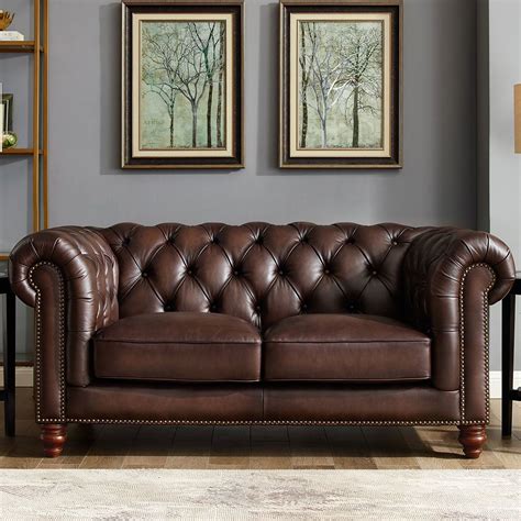 Pin by Erica Linsdell on New home ideas | Brown leather chesterfield ...