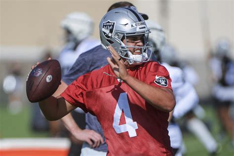 Raiders rookie QB Aidan O'Connell hopes his NFL story is just beginning