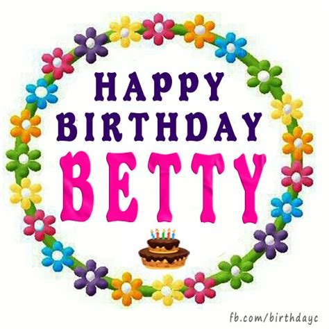 BETTY - Happy Birthday