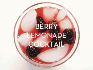 Berry Lemonade Cocktail + Homemade Blackberry Vodka - Design Crush