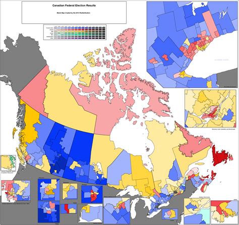 Canadian Federal Election Results - Vivid Maps