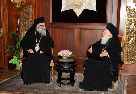 Patriarch of Antioch and Ecumenical Patriarch sent message of unity and ...