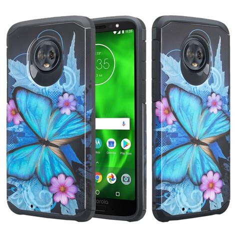 Motorola Moto G6 Case, Moto G6(2018) Case Slim Hybrid Soft Silicone ...