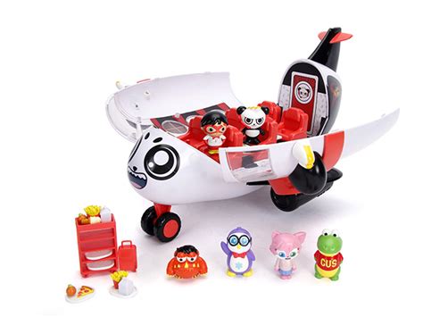 Jada Toys Ryan's World Helicopter With Combo Panda Figure, 6 Feature ...