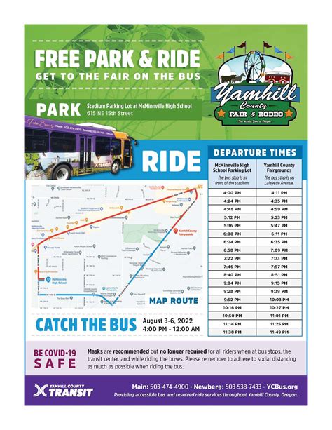 Yamhill County Fair Park & Ride Schedule - Yamhill County Transit