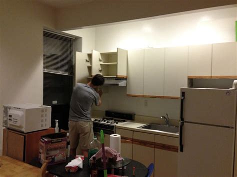 DIY Kitchen Cabinet Makeover for Renters | See more on my bl… | Flickr