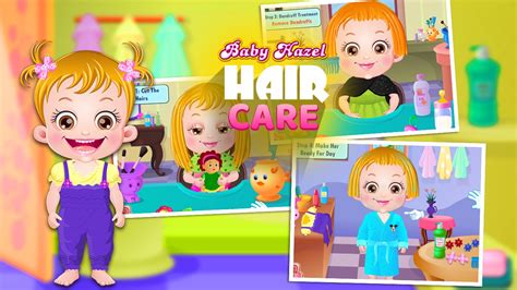 Baby Hazel Hair Care Games for girls - Play online at simple.game