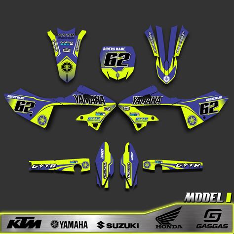 Graphics Kit for YAMAHA YZ125 YZ250 2022-2023 yz 125 yz 250 | eBay