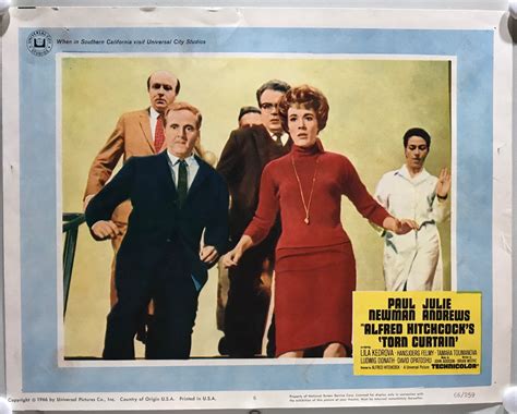 ORIGINAL LOBBY CARDS - TORN CURTAIN - 1966 -set of 8 - Paul Newman ...