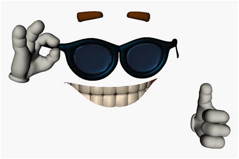 Smiley Face Sunglasses Thumbs Up Emoji Meme Face T Shirt | Images and ...