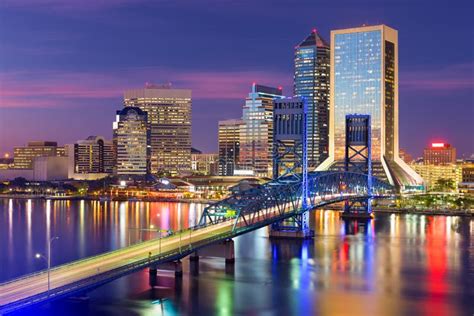 Jacksonville, FL Skyline stock photo. Image of florida - 65473882