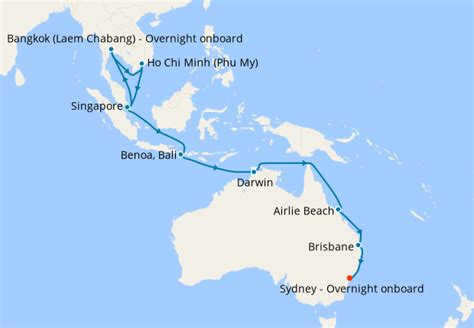 Singapore to Sydney, Cunard, 15th February 2023 – Planet Cruise