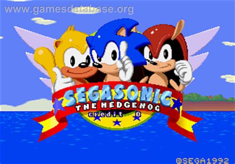 SegaSonic The Hedgehog - Arcade - Games Database