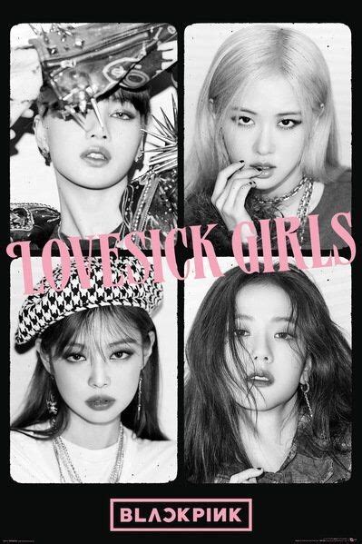 Poster BlackPink - Lovesick Girls | Wall Art | 3+1 FREE | Abposters.com